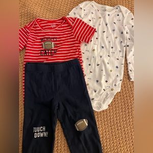 Carter’s Boys 3 piece set. Never worn! 24 months.